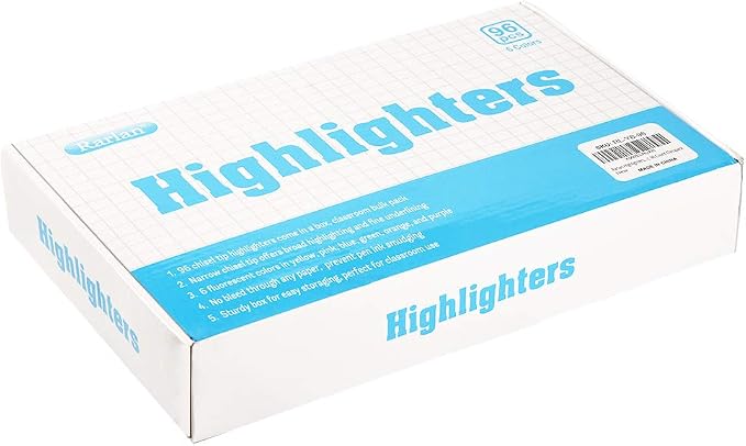 Rarlan Highlighters, Chisel Tip - Image 4