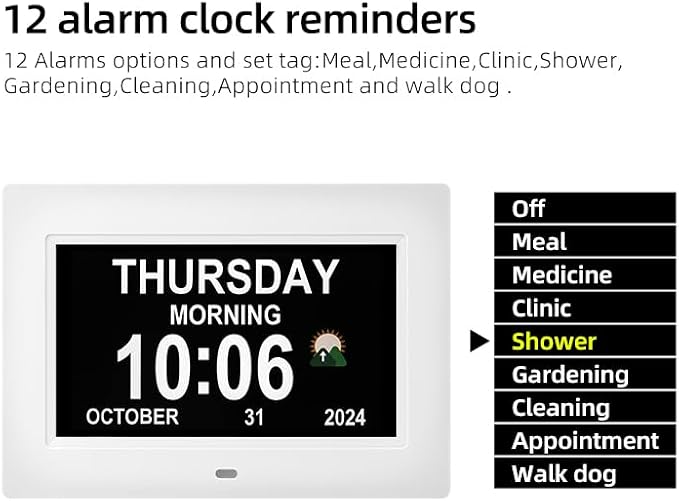Memwake Digital Alarm Clock, Clock - Image 4