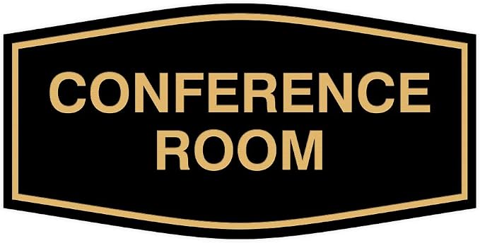Fancy Conference Room Sign by All+Quality