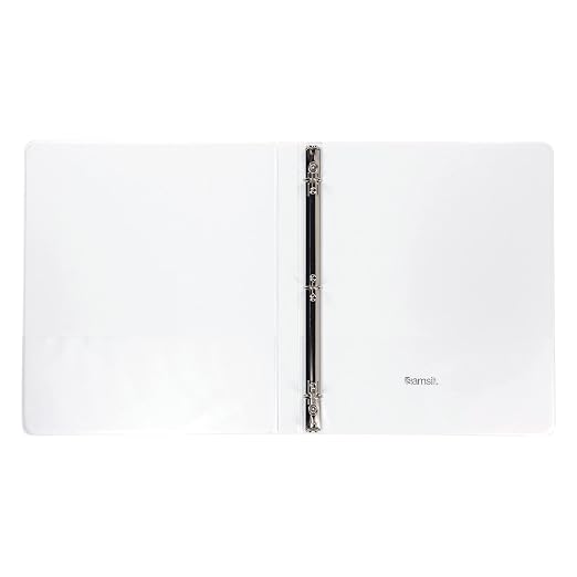 Samsill 0.5 Inch 3 Ring Binder, Made in USA, Economy Round Ring, 100 Sheet - Image 3