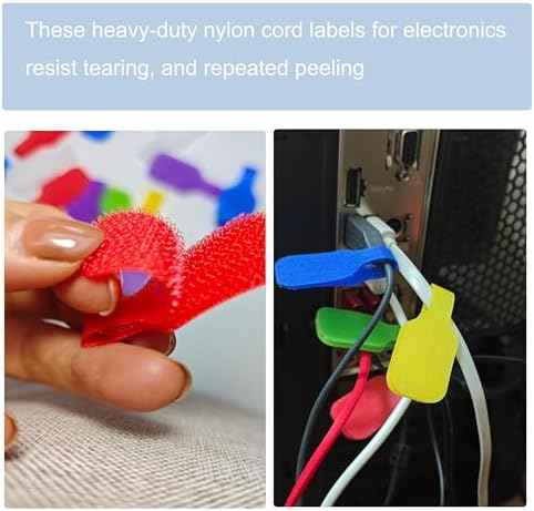 32 Pcs Cable Labels, Reusable Write On Cord Labels Tags for Electronics