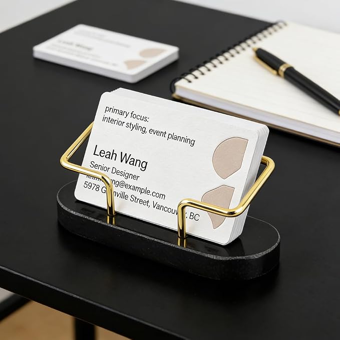 Qirvaten 2 Pieces Business Card Holder - Image 4