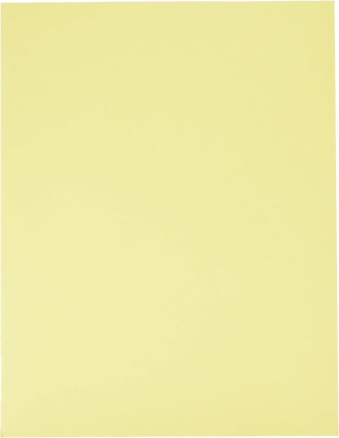 LUXPaper 8.5" x 11" Paper | Letter Size | Pastel Canary Yellow | 60lb. Text | by LUXPaper