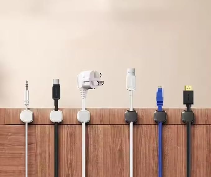 12-Pack Cord Organizer Cable Clips - Image 7
