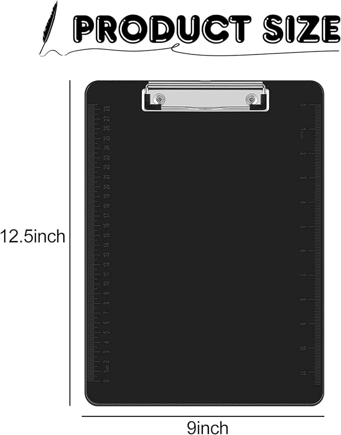 HERKKA 15 Pack Plastic Clipboards - Image 2