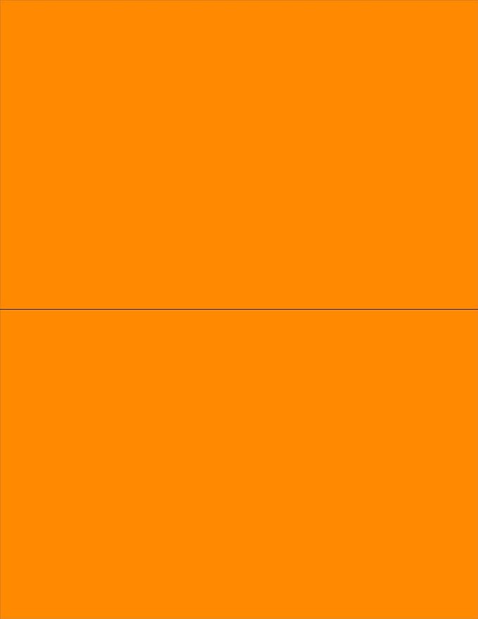 NextDayLabels - 8-1/2 x 11 Neon Color High Light Fluorescent Labels by NextDayLabels