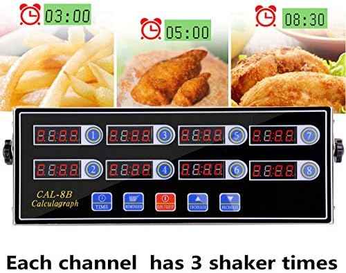 Commercial 8 Channel Kitchen Timer Digital Restaurant Timers Professional Loud Alarm Cooking Reminder