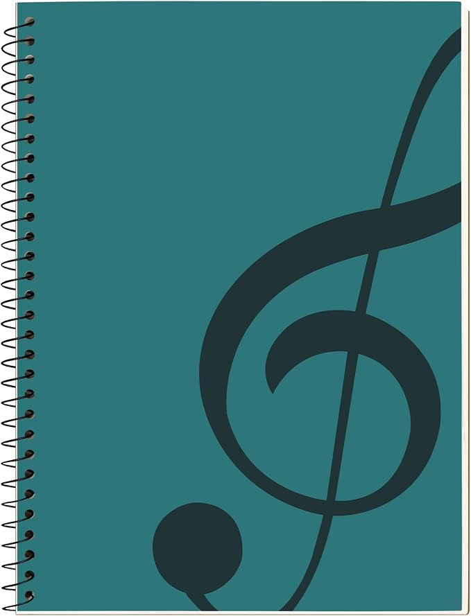 MOREYES Music Notebook Composition Manuscript Staff Notebook by MOREYES