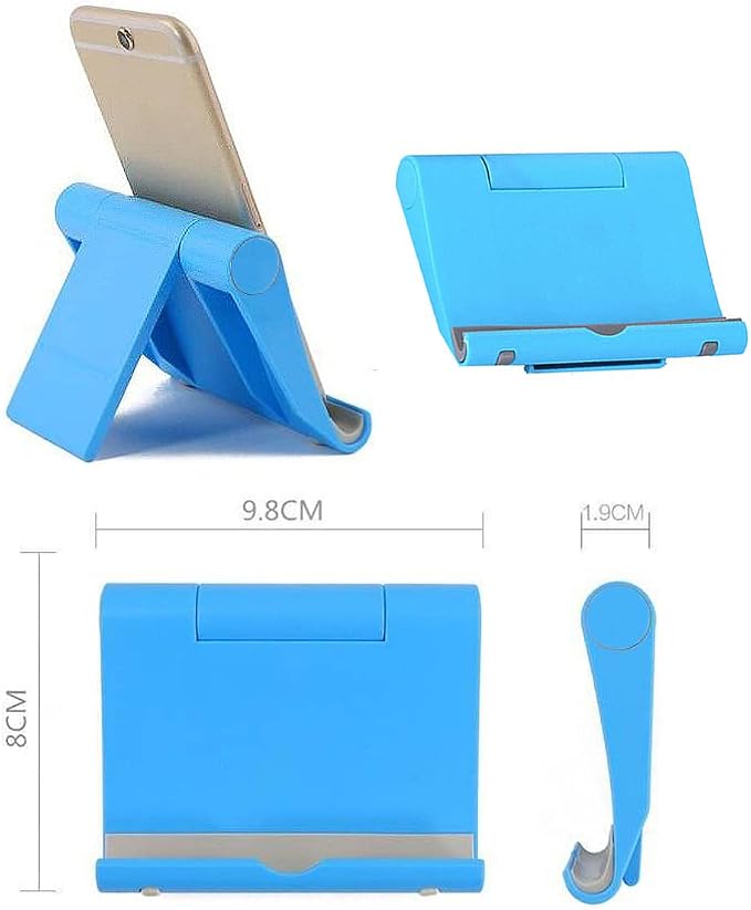 JUSDIQIR Cell Phone Stand for Desk Foldable Cell Phone Holder Desk Tablet - Image 6