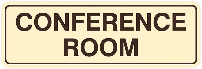 Standard Conference Room Sign by All+Quality