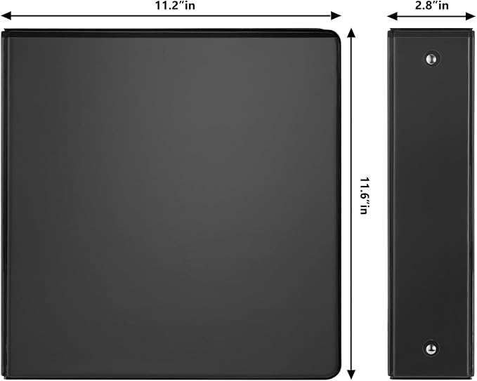 COMIX Sturdy 3 Ring Binder 2 inch - Image 3