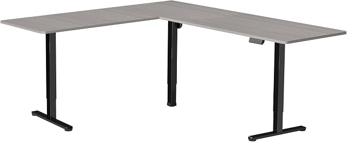 VIVO Electric Corner 84 x 63 inch L-Shaped Standing Desk, Memory Height - Image 9