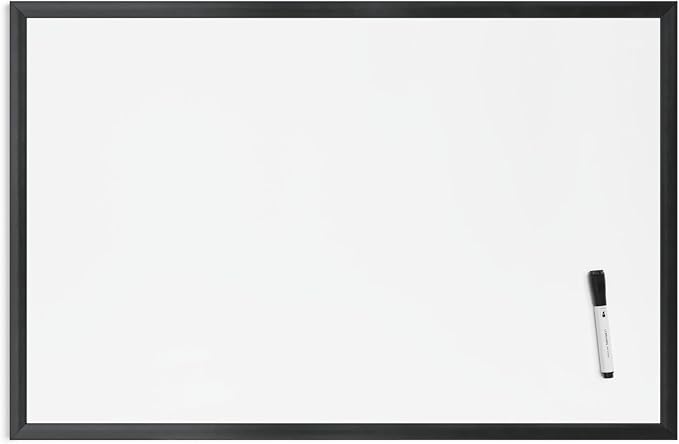 U Brands Magnetic Whiteboard 24" x 36", Wall Mounted White Board by UBrands