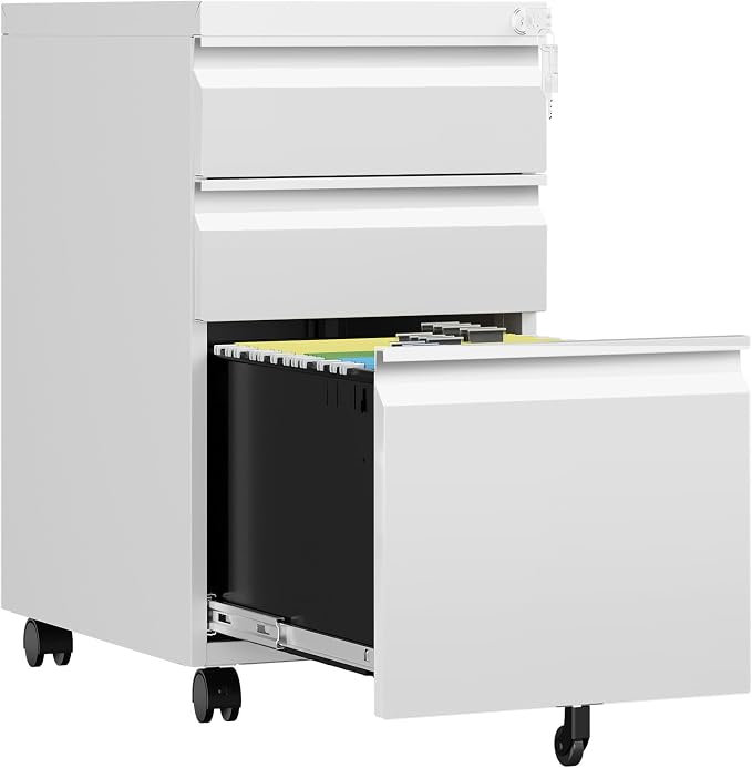AFAIF 3 Drawer Mobile File Cabinet by AFAIF