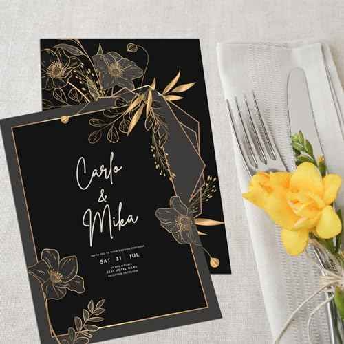 200 Sheets Black Cardstock 8.5x11, 65lb Card Stock Construction Print Paper