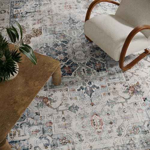 Area Rugs 9x12 Living Room: Washable Bedroom Rug Non Slip Boho Large Carpet