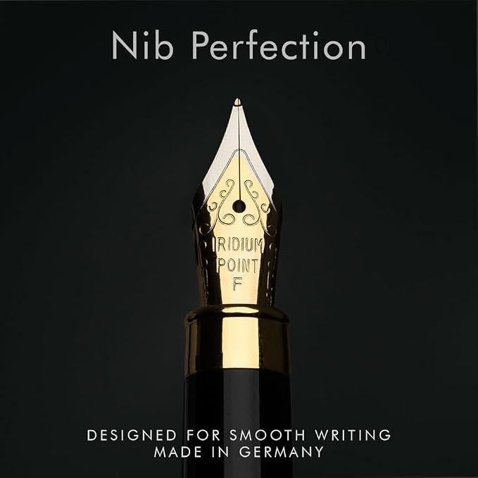 Wordsworth & Black Fountain Pen Set, Luxury Bamboo Wood - Image 4