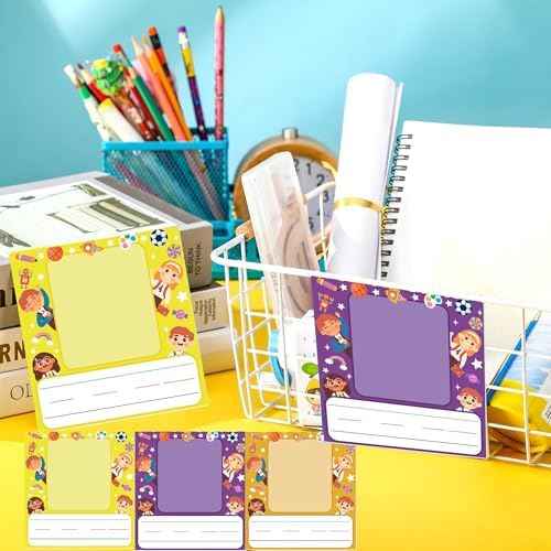 36 Pcs 4.49x4.72 Inch Kids Photo Nameplates for Desk Kids Name Labels