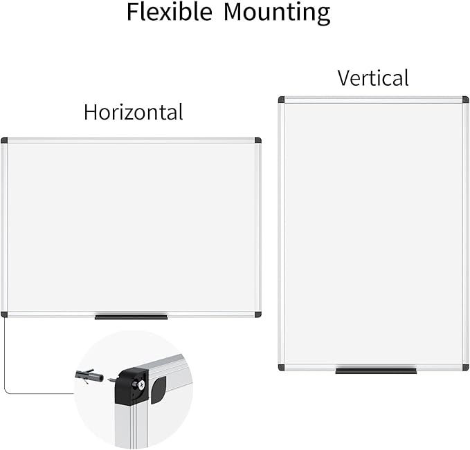 VIZ-PRO Magnetic Dry Erase Board, 36 X 24 Inches - Image 3