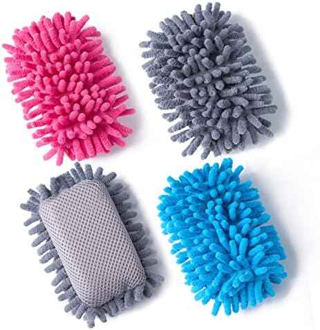 4 Pieces Dry Erase Eraser, Microfiber Whiteboard Eraser