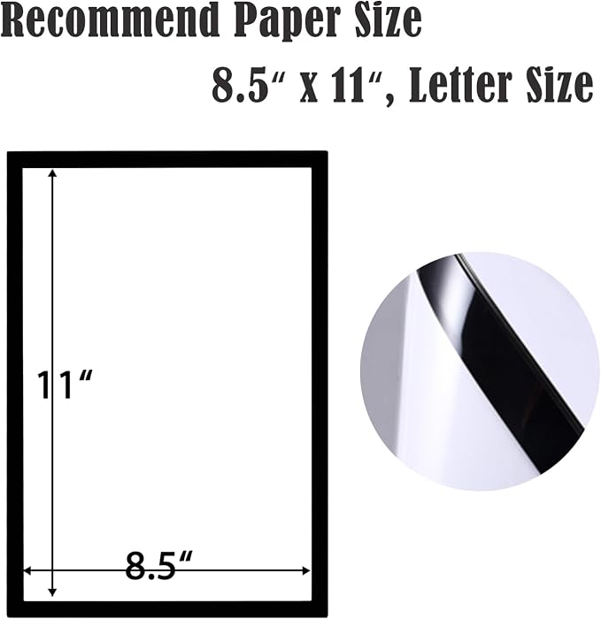 JIUYE 24Pcs 8.5x11 Magnetic Sign Holder Wall Mount, Self-Adhesive Plastic - Image 2