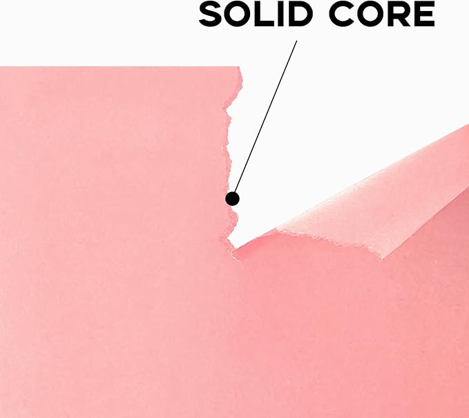 100 Sheets Pink Cardstock 8.5 x 11 65lb Paper, Goefun Pink Card Stock Printer - Image 3