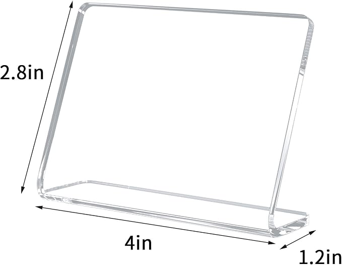 10 Pack Acrylic Mini Chalkboard Signs - Image 6
