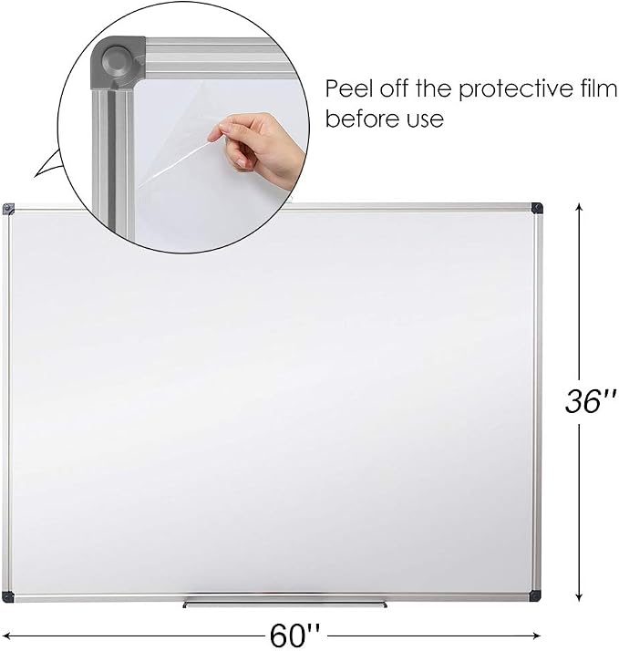 XIWODE Large 36x60 Inch Magnetic Dry Erase Whiteboard - Image 3