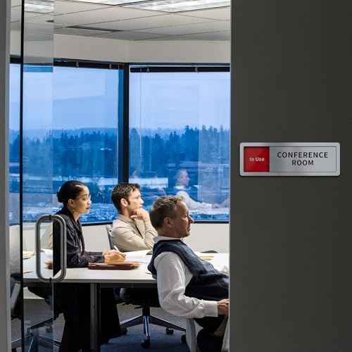 2 Pack Conference Room Office Door Signs Do Not Disturb, In