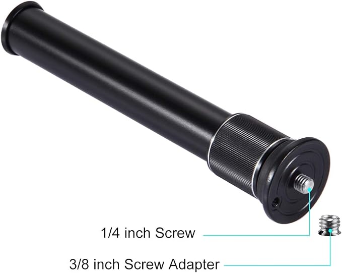 PULUZ Metal Handheld Adjustable 3/8" Size Tripod Mount Monopod Extension Rod - Image 2
