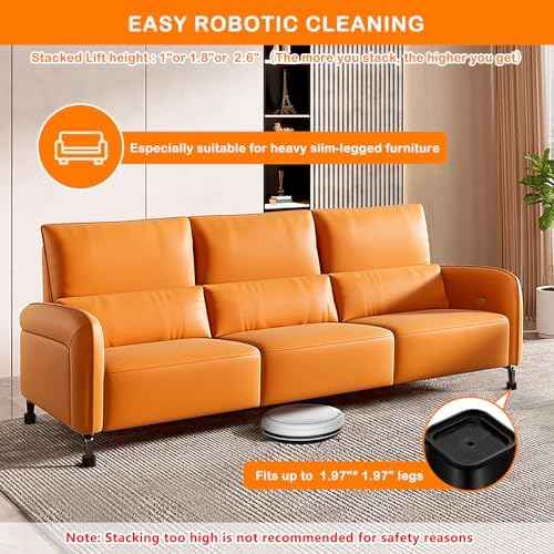shouwuhho 16 Pack Furniture Risers Adjustable Bed Risers Heavy Duty