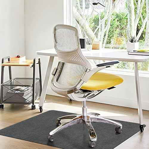 Placoot Office Chair Mat for Hardwood Floor, 55"x35" Computer Chair Rug, Under Desk Mat, Large Anti-Slip Floor Protector for Home Office
