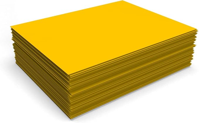 LUXPaper 8.5" x 11" Cardstock | Letter Size | Sunflower Yellow | 100lb. Cover | - Image 4