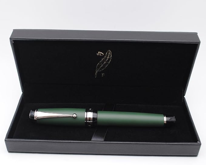 xixixiaozhu Metal Big Fountain Pen Set Medium Nib 0.7mm, Includes Ink Refill - Image 5