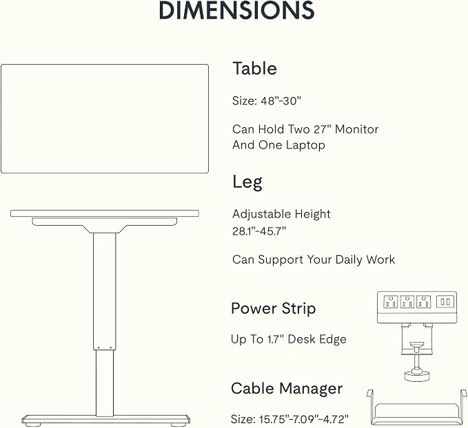 FLEXISPOT EN2 Whole-Piece Standing Desk - Image 8