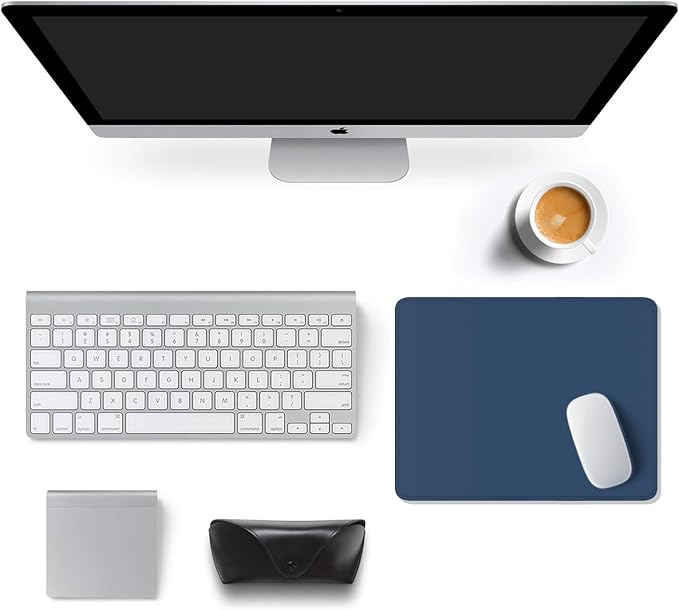 Auhoahsil Mouse Pad, 12 x 10 Inch Square Mousepad, 3mm Thick Rubber Mouse Mat - Image 3