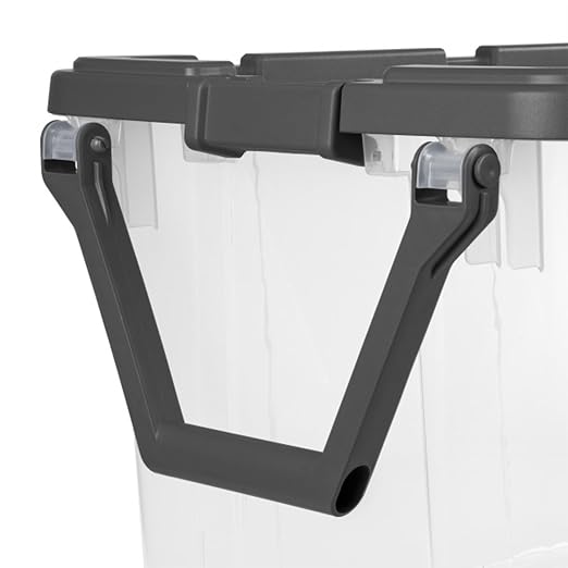 Sterilite 8-Pack Modular Stacker Box, Durable Clear Plastic Storage Bins - Image 7