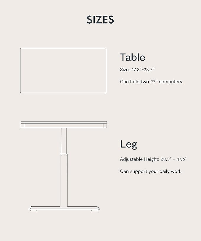 SANODESK Standing Desk with Drawer, Electric Height Adjustable Home Office Desk - Image 8