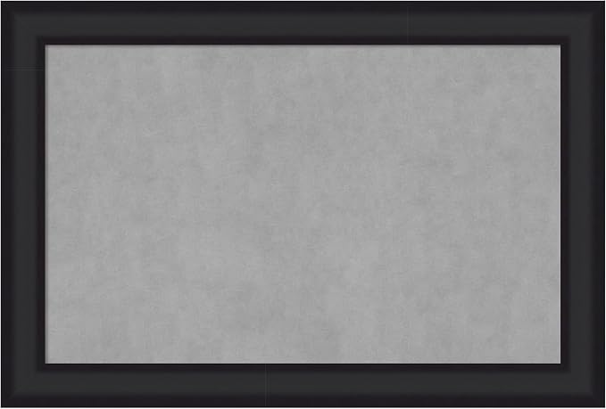 Amanti Art Black Framed Magnetic Board 25x37 Large Vision Board by AmantiArt