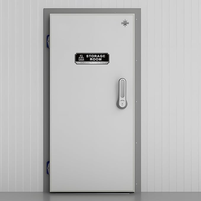 Storage Room Sign for Business Door, Self-Adhesive Durable Modern Storage Room - Image 5