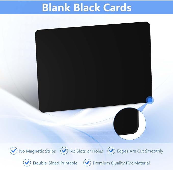 55 Pack - Premium Blank PVC Cards - Image 3