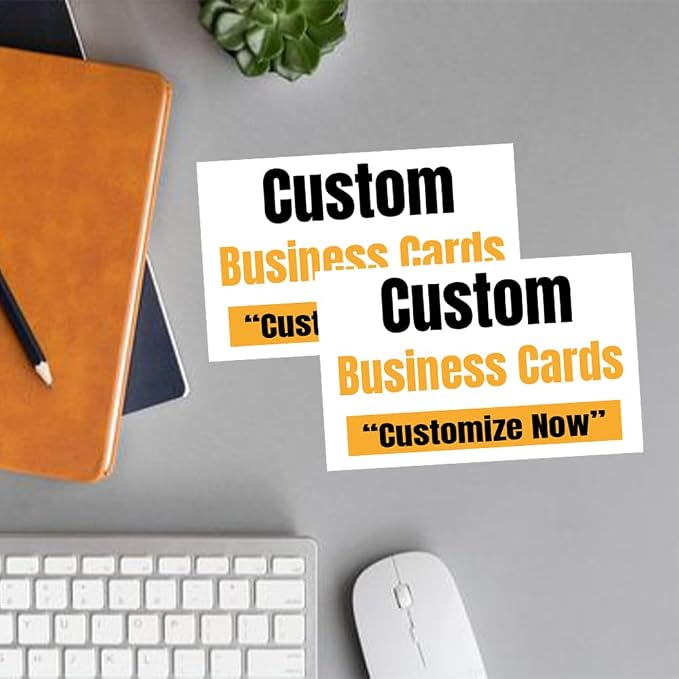 500Pcs Custom Business Cards Add Photo/Text/LOGO Personalized Business Cardsfor - Image 6