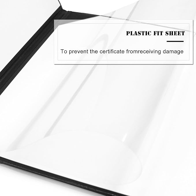 Diploma Cover 8.5” x11” Diploma Holder of Graduation Leatherette Padded - Image 5