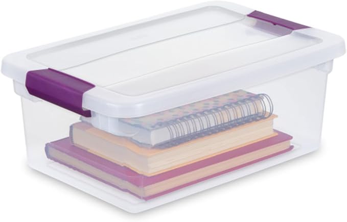 STERILITE 15 Qt ClearView Latch Storage Box, Stackable Bin - Image 9