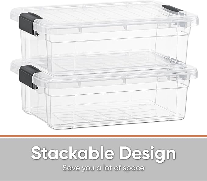 Superio Clear Storage Boxes - Image 3