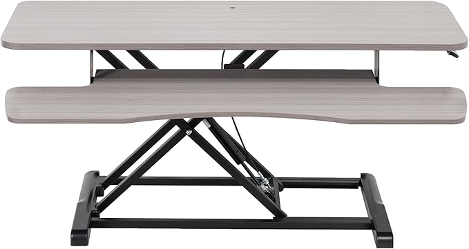 VIVO 36 inch Desk Converter, K Series, Height Adjustable Sit to Stand Riser by VIVO