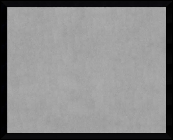 Amanti Art Black Framed Magnetic Board 35x43 X-Large Vision Board by AmantiArt