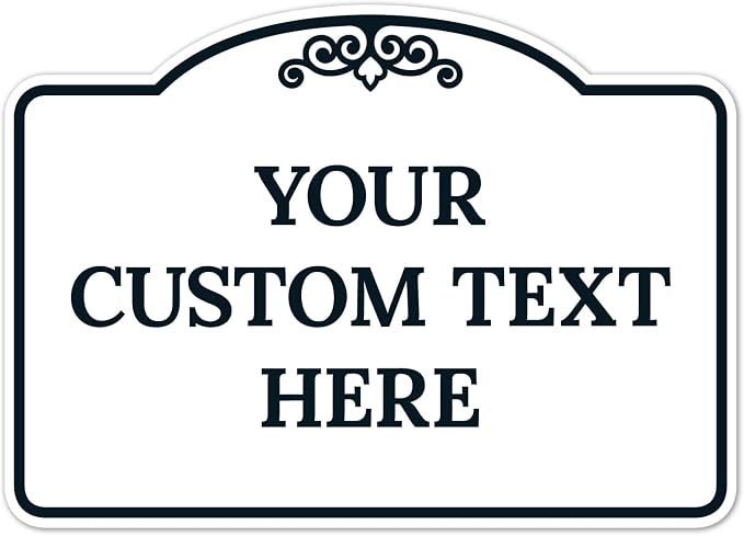 Custom Decorative Sign, Personalized Metal Sign by SigoSigns