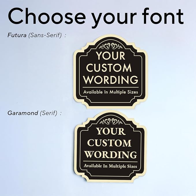 Custom Decorative Outdoor Metal Signs, Personalized Aluminum Sign - Image 9
