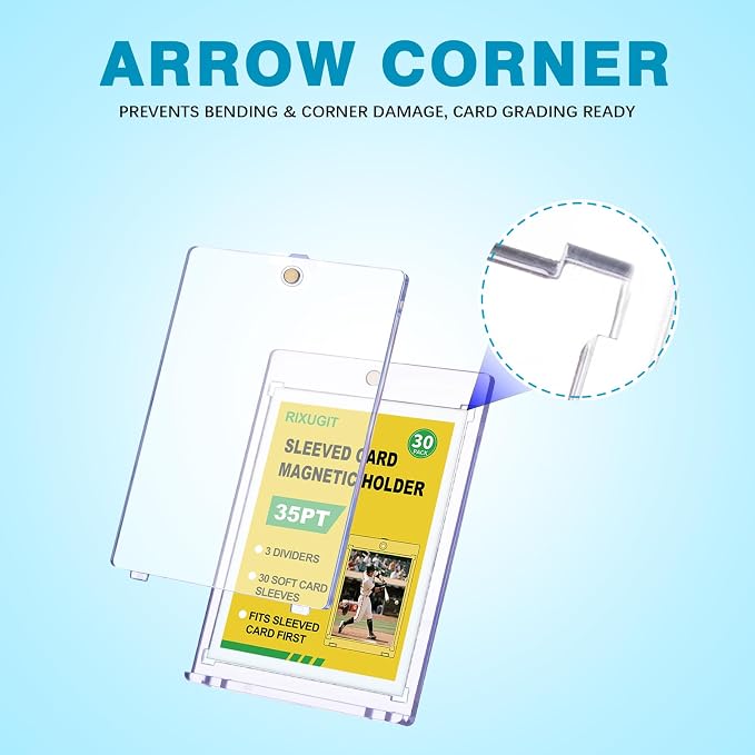 30-Pack Sleeved Card Magnetic Holders - Image 5